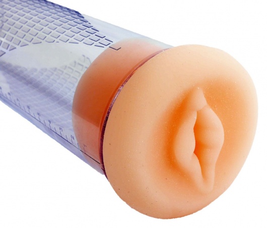 Телесный уплотнитель для вакуумной помпы в виде вагины - Boys of Toys - в Йошкар-Оле купить с доставкой