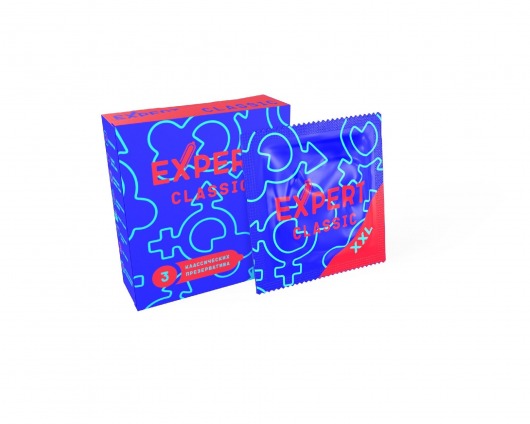 Презервативы увеличенного размера Expert Classic XXL - 3 шт. - Expert - купить с доставкой в Йошкар-Оле