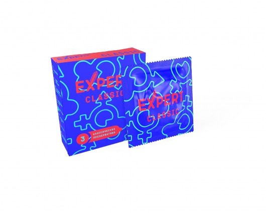 Классические презервативы Expert Classic - 3 шт. - Expert - купить с доставкой в Йошкар-Оле