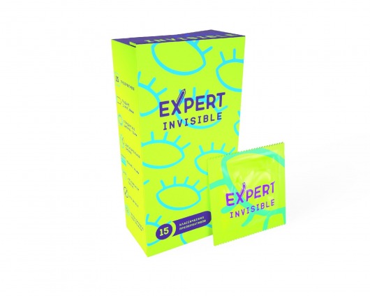 Ультратонкие презервативы Expert Invisible - 15 шт. - Expert - купить с доставкой в Йошкар-Оле