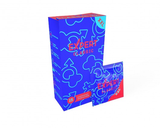 Презервативы увеличенного размера Expert Classic XXL - 15 шт. - Expert - купить с доставкой в Йошкар-Оле