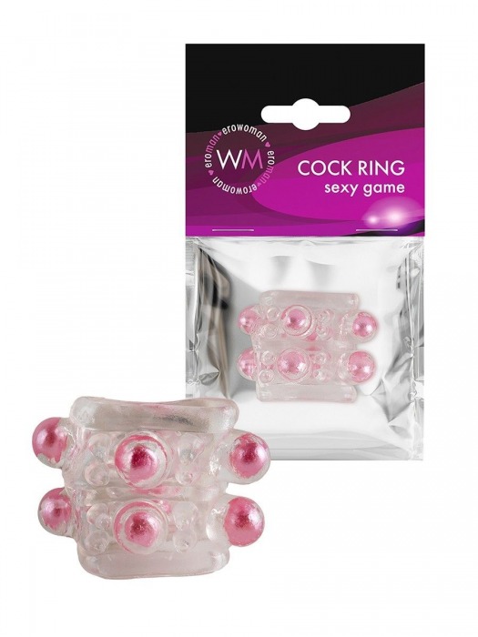 Прозрачная насадка на пенис с цветными шариками - Erowoman-Eroman - в Йошкар-Оле купить с доставкой