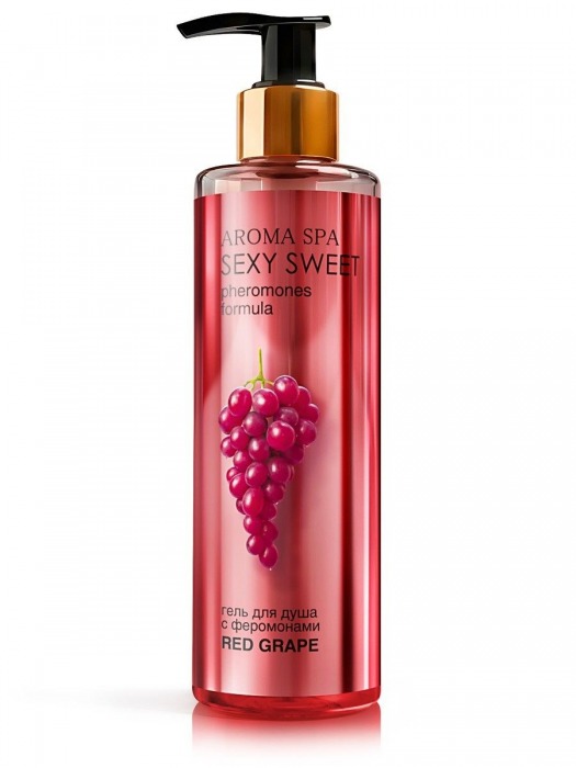 Гель для душа с феромонами и ароматом винограда Red Grape - 200 мл. -  - Магазин феромонов в Йошкар-Оле