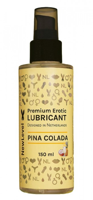 Ароматизированный лубрикант на водной основе NewLevel Pina Colada - 150 мл. - NewLevel - купить с доставкой в Йошкар-Оле