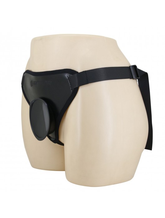 Черные трусики харнесс с платформой Caludio I - Baile - купить с доставкой в Йошкар-Оле