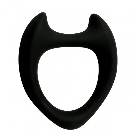 Черное эрекционное кольцо с рожками Wooomy Toro M - Adrien Lastic - в Йошкар-Оле купить с доставкой