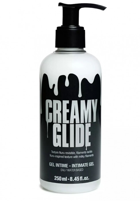 Лубрикант на водной основе Creamy Glide с консистенцией спермы - 250 мл. - Strap-on-me - купить с доставкой в Йошкар-Оле