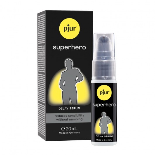 Пролонгатор-сыворотка pjur Superhero Delay Serum - 20 мл. - Pjur - купить с доставкой в Йошкар-Оле