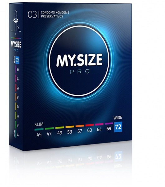 Презервативы MY.SIZE размер 72 - 3 шт. - My.Size - купить с доставкой в Йошкар-Оле