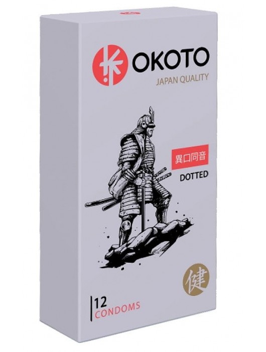 Точечные презервативы OKOTO Dotted - 12 шт. - Sitabella - купить с доставкой в Йошкар-Оле