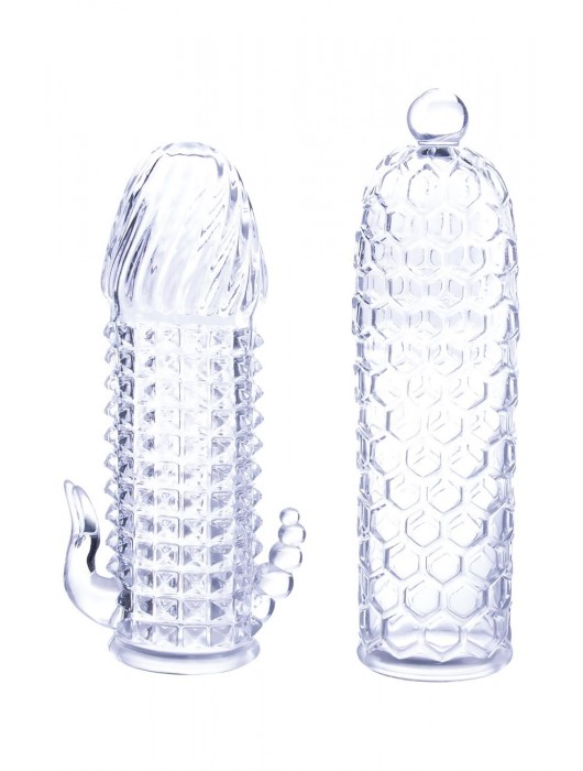 Набор из 2 прозрачных насадок на член Seductive Tickler Sleeves Set - NMC - в Йошкар-Оле купить с доставкой