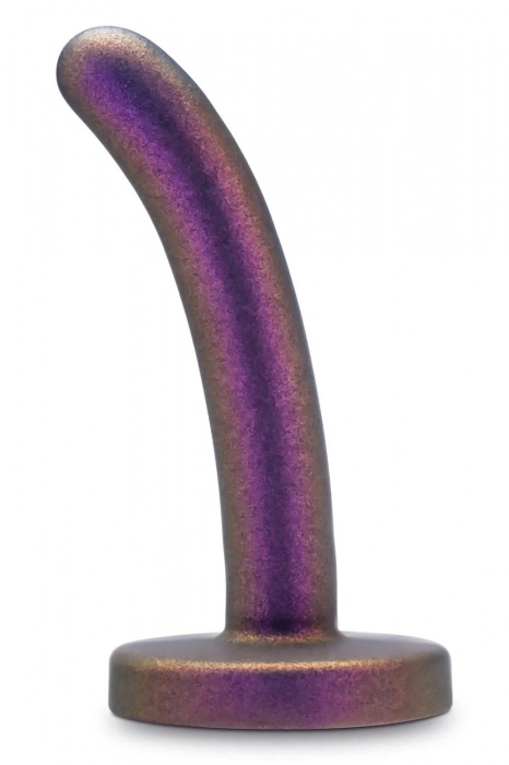 Фиолетовая насадка с гладкой поверхностью Surrender 4.75 Inch Beginner Pegging Dildo - 12 см. - Blush Novelties - купить с доставкой в Йошкар-Оле