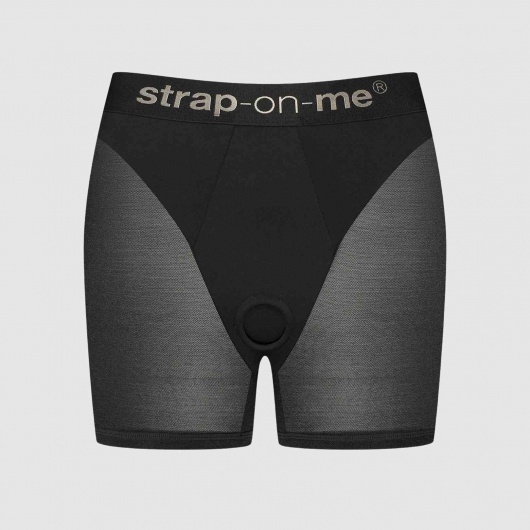 Трусики-шорты для фиксации насадок Strap-on-me Harness Lingerie Halo - size M - Strap-on-me - купить с доставкой в Йошкар-Оле