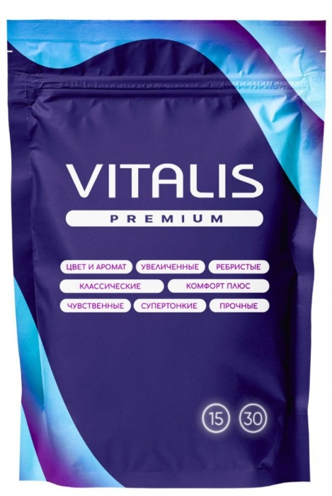 Супертонкие презервативы VITALIS Premium Super Thin - 15 шт. - Vitalis - купить с доставкой в Йошкар-Оле