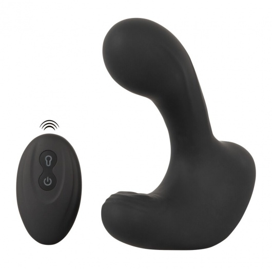 Черная анальная вибропробка с функцией расширения RC Butt Plug with 3 functions - Orion - в Йошкар-Оле купить с доставкой