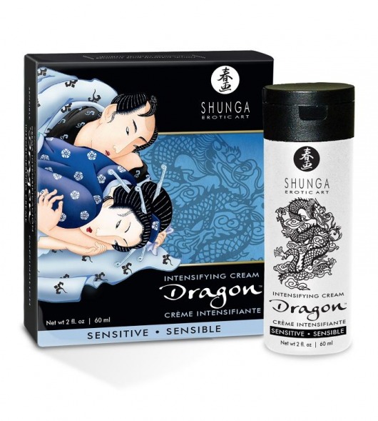 Интимный мужской крем SHUNGA DRAGON SENSITIVE - 60 мл. - Shunga - купить с доставкой в Йошкар-Оле