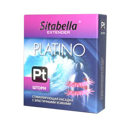 Стимулирующая насадка со спиралью из усиков Platino  Шторм - Sitabella - купить с доставкой в Йошкар-Оле