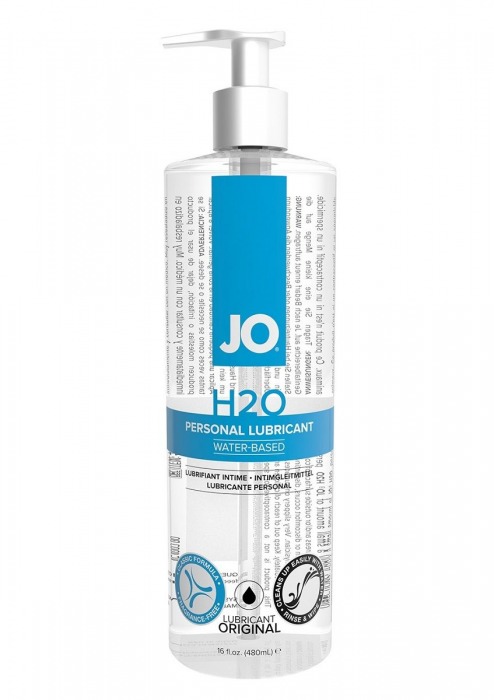 Лубрикант на водной основе JO Personal Lubricant H2O с дозатором - 480 мл. - System JO - купить с доставкой в Йошкар-Оле