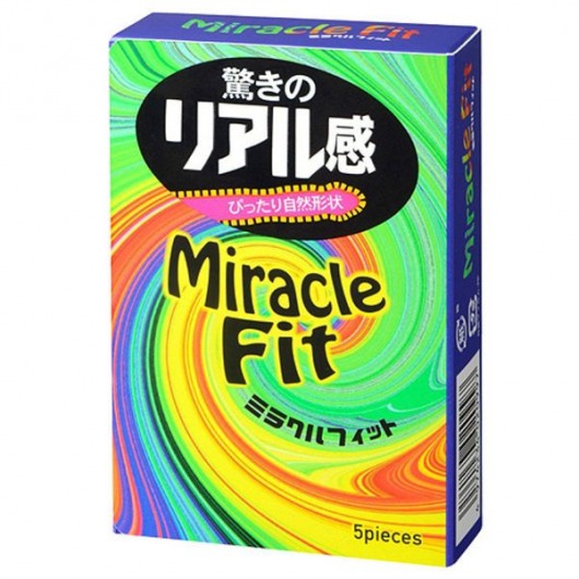 Презервативы Sagami Xtreme Miracle Fit - 5 шт. - Sagami - купить с доставкой в Йошкар-Оле