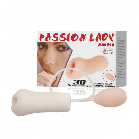 Мастурбатор Passion Lady Marcia с грушей для имитации посасывания - Baile - в Йошкар-Оле купить с доставкой