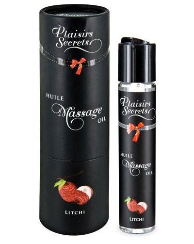 Массажное масло с ароматом личи Huile de Massage Gourmande Litchi - 59 мл. - Plaisir Secret - купить с доставкой в Йошкар-Оле