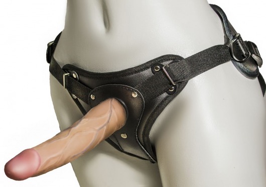 Женский страпон с вагинальной пробкой Woman Strap - 18 см. - LOVETOY (А-Полимер) - купить с доставкой в Йошкар-Оле