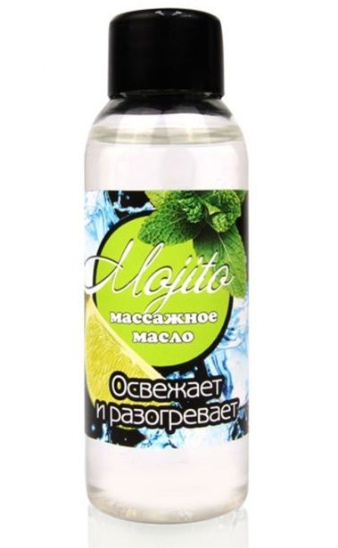 Массажное масло для тела Mojito с ароматом лайма - 50 мл. - Биоритм - купить с доставкой в Йошкар-Оле