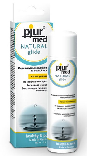 Нейтральный лубрикант на водной основе pjur MED Natural glide - 100 мл. - Pjur - купить с доставкой в Йошкар-Оле