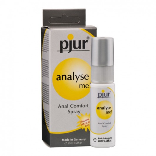 Обезболивающий анальный спрей pjur ANALYSE ME - 20 мл. - Pjur - купить с доставкой в Йошкар-Оле