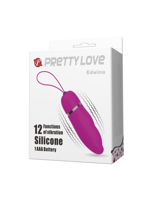 Виброяйцо Edwina с 12 функциями вибрации - Baile