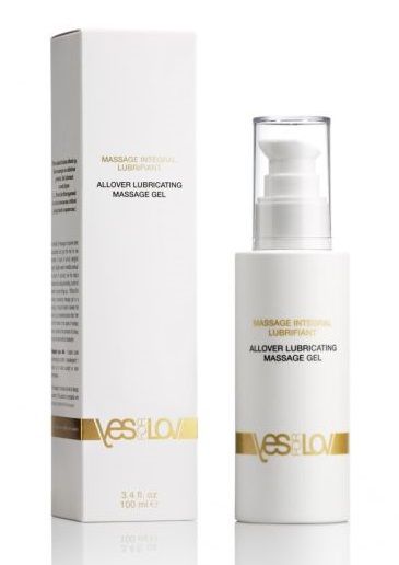 Массажный гель-смазка на силиконовой основе Allover Massage Gel - 100 мл. - YESforLOV - купить с доставкой в Йошкар-Оле