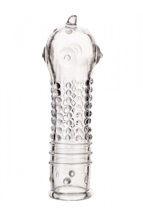 Прозрачная закрытая насадка на пенис TOYFA A-Toys - 14,7 см. - A-toys - в Йошкар-Оле купить с доставкой