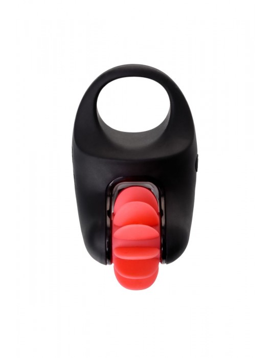 Чёрно-красное эрекционное виброкольцо Erotist - Erotist Adult Toys - в Йошкар-Оле купить с доставкой