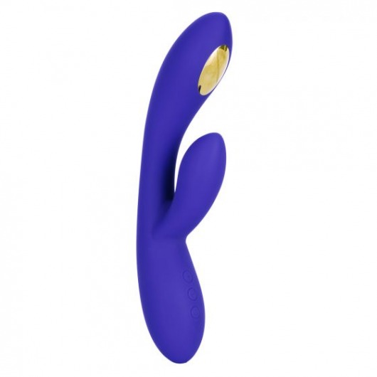 Фиолетовый вибратор с функцией электростимуляции Intimate E-Stimulator Dual Wand - 21,5 см. - California Exotic Novelties - купить с доставкой в Йошкар-Оле