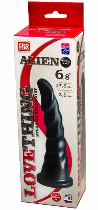 Насадка для трусиков харнесс Alien - 17,5 см. - LOVETOY (А-Полимер) - купить с доставкой в Йошкар-Оле