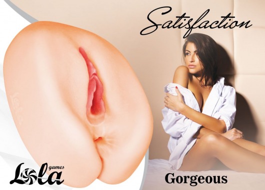 Мастурбатор с 2 тоннелями Satisfaction Gorgeous - Lola Games - в Йошкар-Оле купить с доставкой