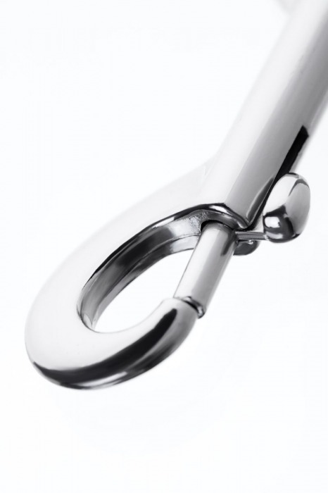 Серебристый двухсторонний карабин TOYFA Metal - ToyFa - купить с доставкой в Йошкар-Оле