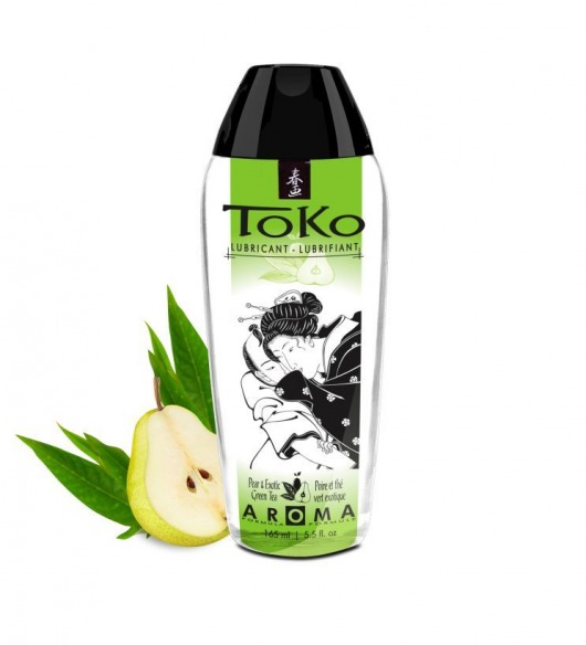 Интимный гель TOKO Pear   Exotic Green Tea с ароматом груши и зеленого чая - 165 мл. - Shunga - купить с доставкой в Йошкар-Оле