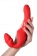 Красный безремневой страпон с вибрацией - ToyFa купить в Йошкар-Оле с доставкой в Orgasmix.ru Красный безремневой страпон с вибрацией - ToyFa - купить с доставкой в Йошкар-Оле