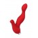 Красный силиконовый вибростимулятор простаты Proman - 12,5 см. - ToyFa - в Йошкар-Оле купить с доставкой
