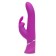 Лиловый вибратор Curve Thrusting Rechargeable Rabbit Vibrator - 24,1 см. - Happy Rabbit купить в Йошкар-Оле с доставкой в Orgasmix.ru Лиловый вибратор Curve Thrusting Rechargeable Rabbit Vibrator - 24,1 см. - Happy Rabbit