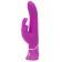 Лиловый вибратор Curve Thrusting Rechargeable Rabbit Vibrator - 24,1 см. - Happy Rabbit купить в Йошкар-Оле с доставкой в Orgasmix.ru Лиловый вибратор Curve Thrusting Rechargeable Rabbit Vibrator - 24,1 см. - Happy Rabbit