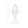 Белая акриловая анальная втулка - 8 см. - Toyfa Basic в Йошкар-Оле Белая акриловая анальная втулка - 8 см. - Toyfa Basic