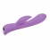Фиолетовый вибромассажер-кролик 5  Silicone Ripple Passion - 19,1 см. - Erokay