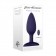Синяя анальная пробка с вибрацией и пультом ДУ Wicked Twister - 12 см. - Zero Tolerance