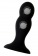 Черная анальная втулка Hidro M - 10,5 см. - Erotist Adult Toys в Йошкар-Оле Черная анальная втулка Hidro M - 10,5 см. - Erotist Adult Toys