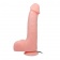 Телесный вибратор с проводным пультом - 22 см. - Baile