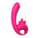 Розовый изогнутый вибратор с фрикциями - 19,7 см. - I-MOON купить в Йошкар-Оле с доставкой в Orgasmix.ru Розовый изогнутый вибратор с фрикциями - 19,7 см. - I-MOON