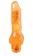 Оранжевый вибратор-реалистик JELLY JOY 7INCH 10 RHYTHMS ORANGE - 17,5 см. - Dream Toys купить в Йошкар-Оле с доставкой в Orgasmix.ru Оранжевый вибратор-реалистик JELLY JOY 7INCH 10 RHYTHMS ORANGE - 17,5 см. - Dream Toys