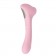 Нежно-розовый двусторонний стимулятор Daisy Massager - 20,2 см. - Adrien Lastic купить в Йошкар-Оле с доставкой в Orgasmix.ru Нежно-розовый двусторонний стимулятор Daisy Massager - 20,2 см. - Adrien Lastic